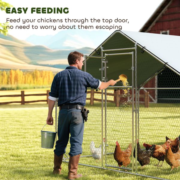 Meadow walk-in chicken run for 12-16 hens hero view