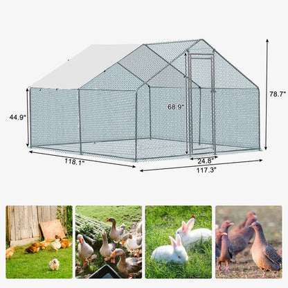 RedBarn walk-in chicken run for 10-12 hens hero view