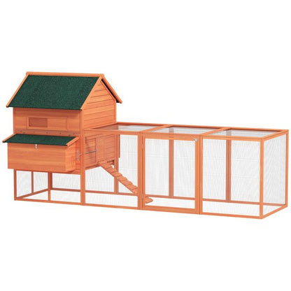 Ranger chicken coop with run for 8-10 hens hero view