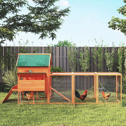 Ranger chicken coop with run for 8-10 hens hero view