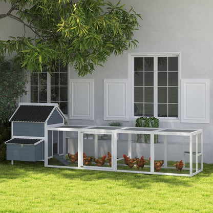 Heritage chicken coop with run for 10-15 hens hero view