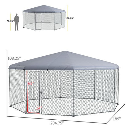 Bastion commercial chicken run side view showing large-flock value run for 19-25 hens