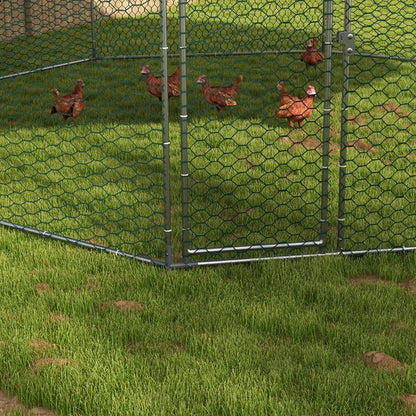 Bastion commercial chicken run for 19-25 hens hero view