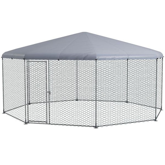 Bastion commercial chicken run for 19-25 hens hero view