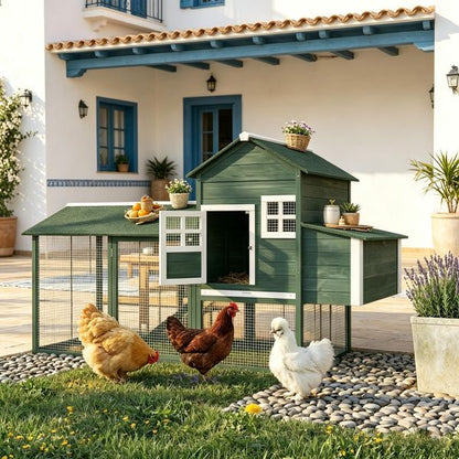 Sprout chicken coop with run for 2-3 hens hero view