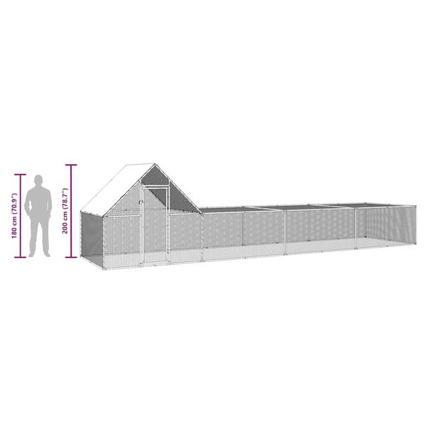 Ironclad commercial chicken run for 12-15 hens hero view