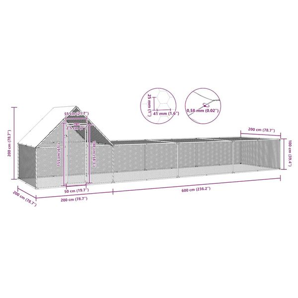 Ironclad commercial chicken run for 12-15 hens hero view