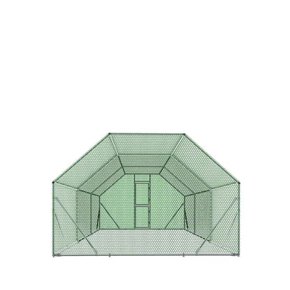 Citadel commercial chicken run footprint and dimensions view