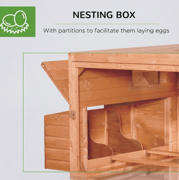 Acadia chicken coop with run for 8-10 hens hero view