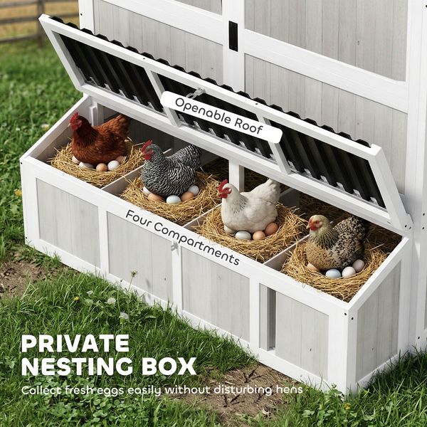 Stronghold walk-in wooden chicken coop for 10-15 hens hero view
