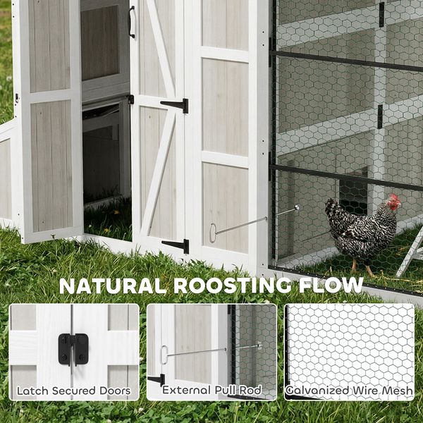 Stronghold walk-in wooden chicken coop for 10-15 hens hero view