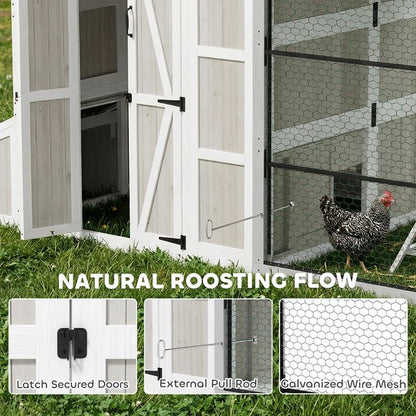 Stronghold walk-in wooden chicken coop for 10-15 hens hero view