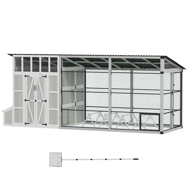 Stronghold walk-in wooden chicken coop for 10-15 hens hero view