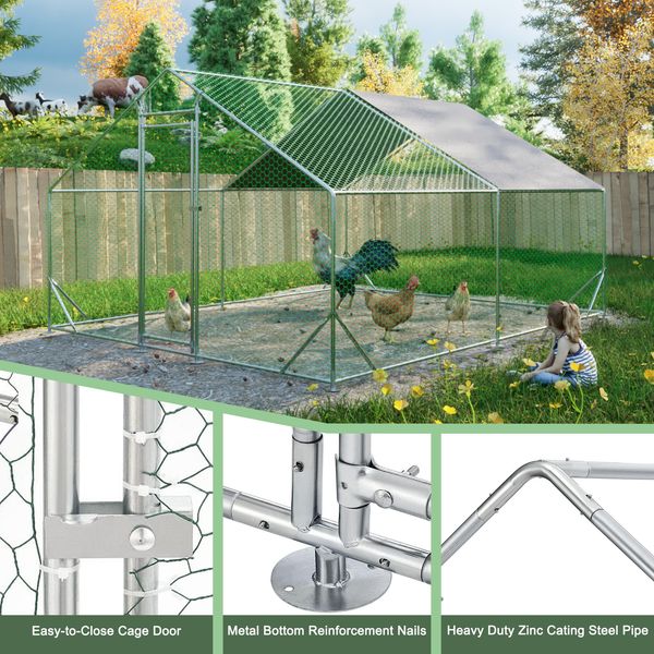 Northfield backyard use and flock access detail