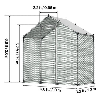 Scout walk-in chicken run for 4-6 hens hero view