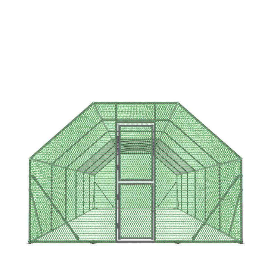 Magnum Commercial Chicken Run for 30-40 Hens - 10 x 40 ft for 30-40 hens