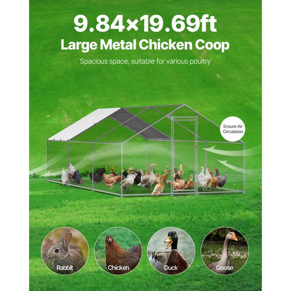 Westfield walk-in chicken run side view showing high-stock spire-roof run for 14-18 hens