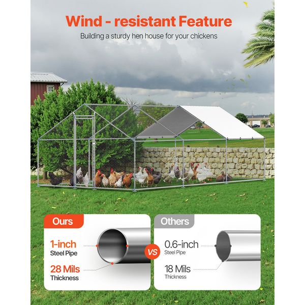 Westfield walk-in chicken run footprint and dimensions view